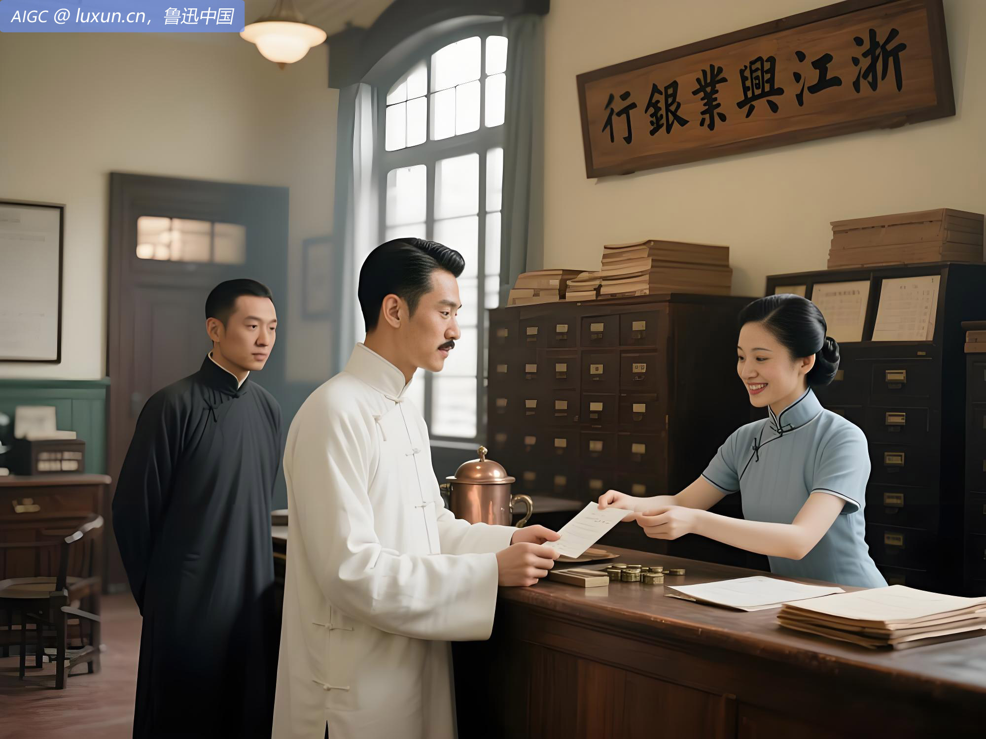 上午往浙江兴业银行汇泉于沪