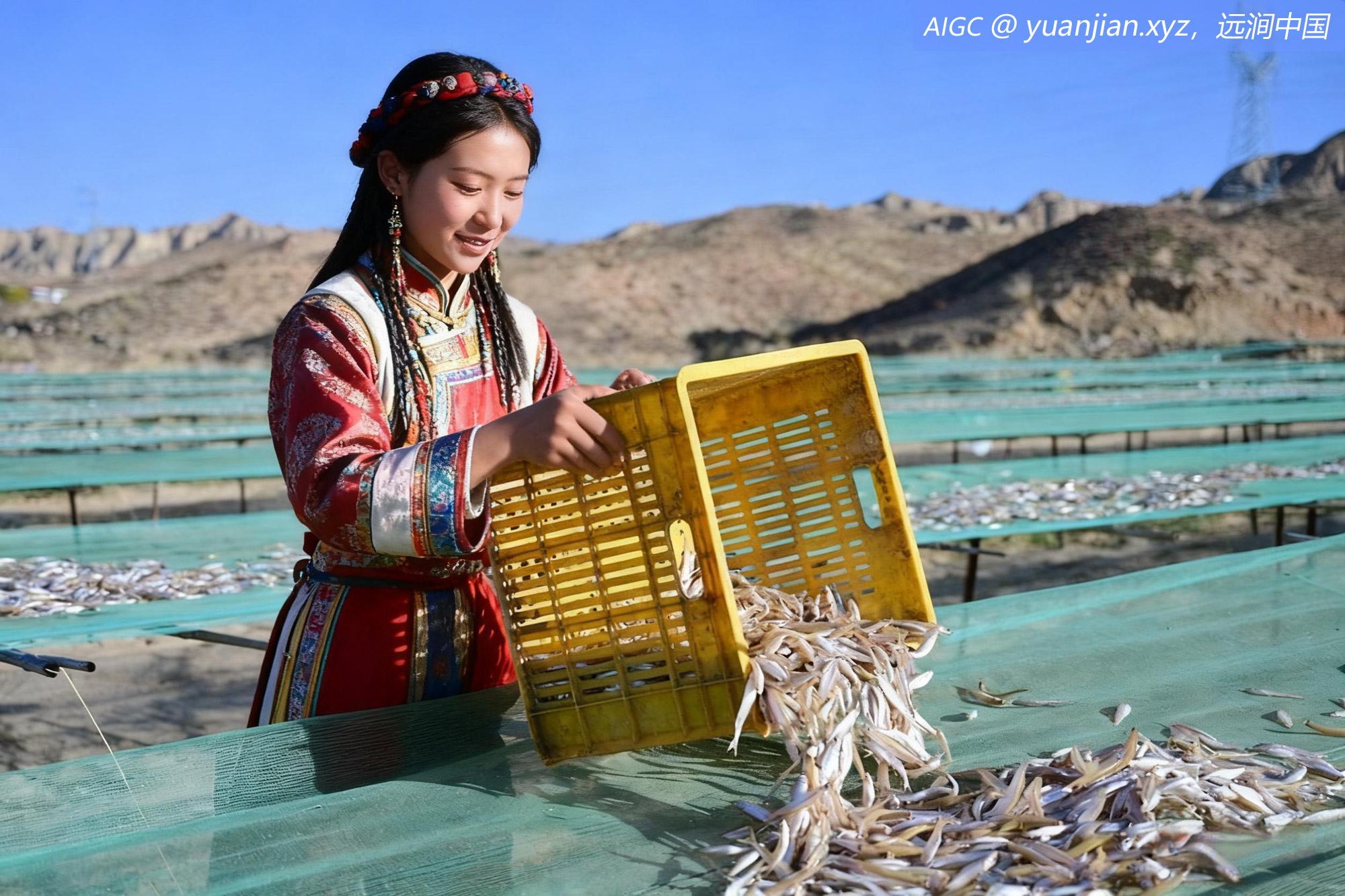 青海省龙羊峡库区小银鱼捕捞