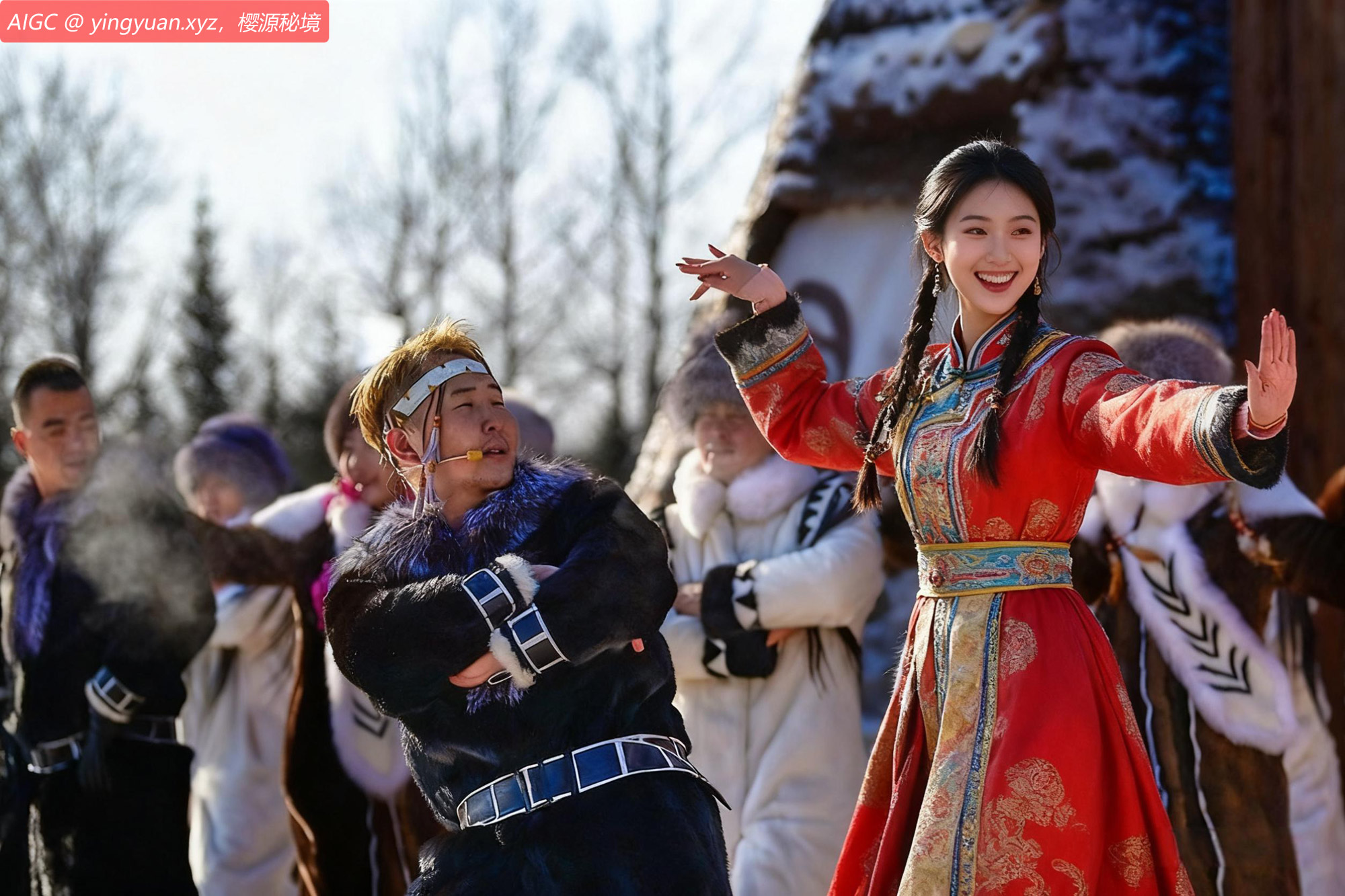 内蒙古冰雪旅游季在敖鲁古雅使鹿部落景区启幕