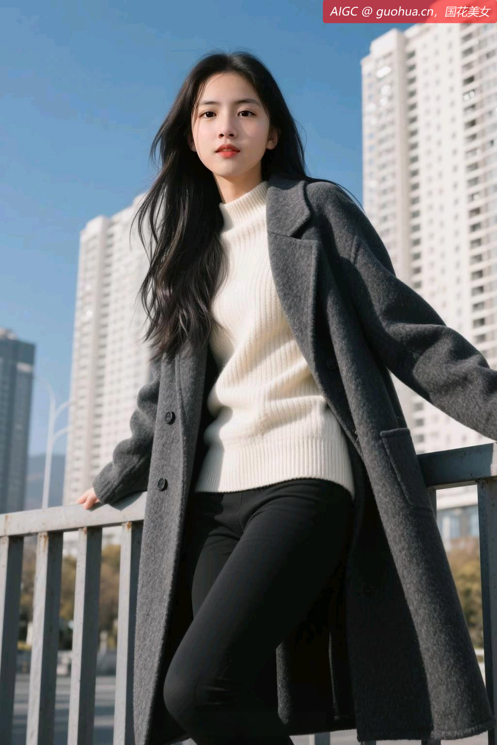 清新而优雅的气质，掠过冬日里温暖的阳光