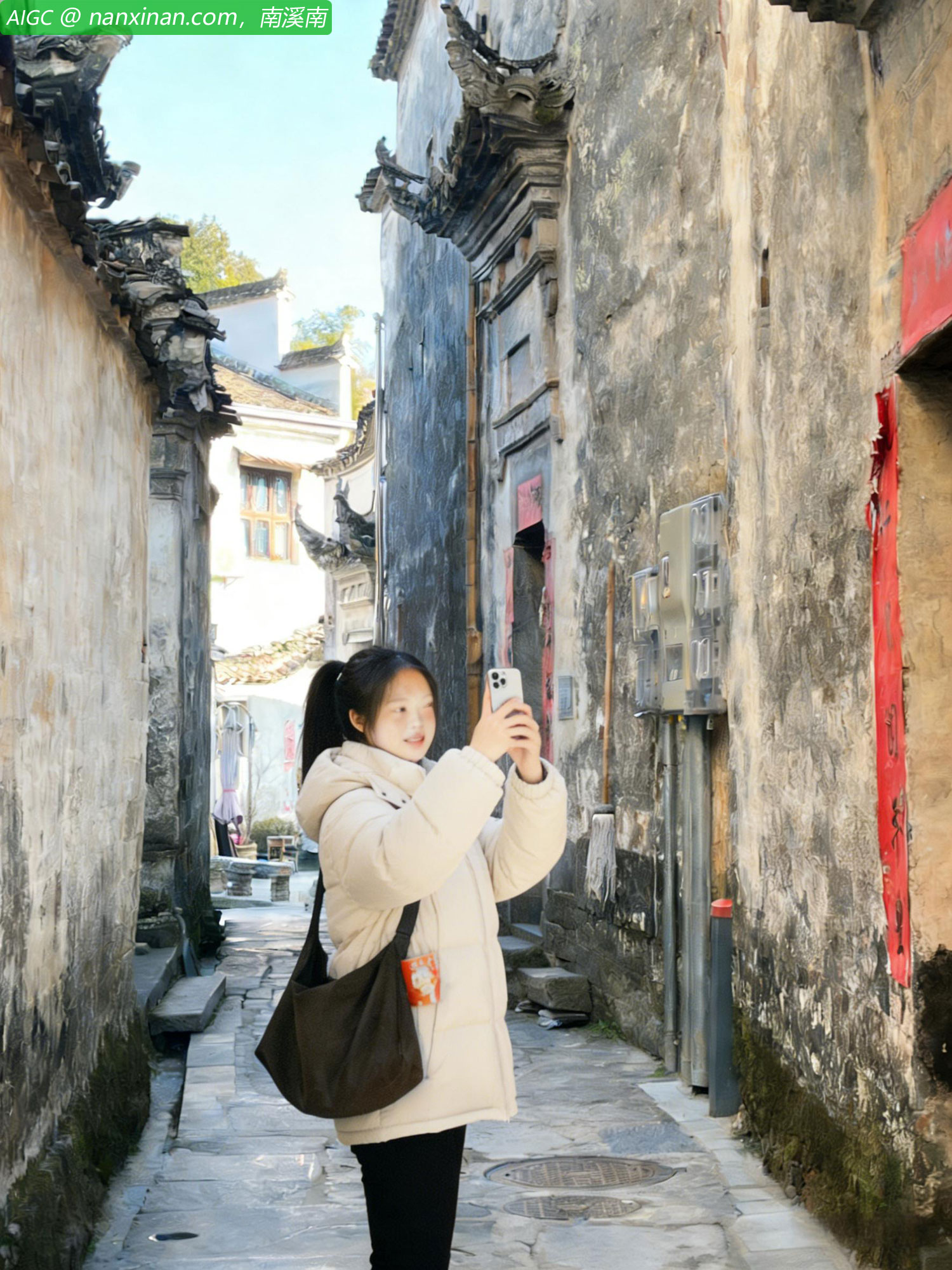 黄山市碧山村，碧山书局由清代祠堂启泰堂改造而成