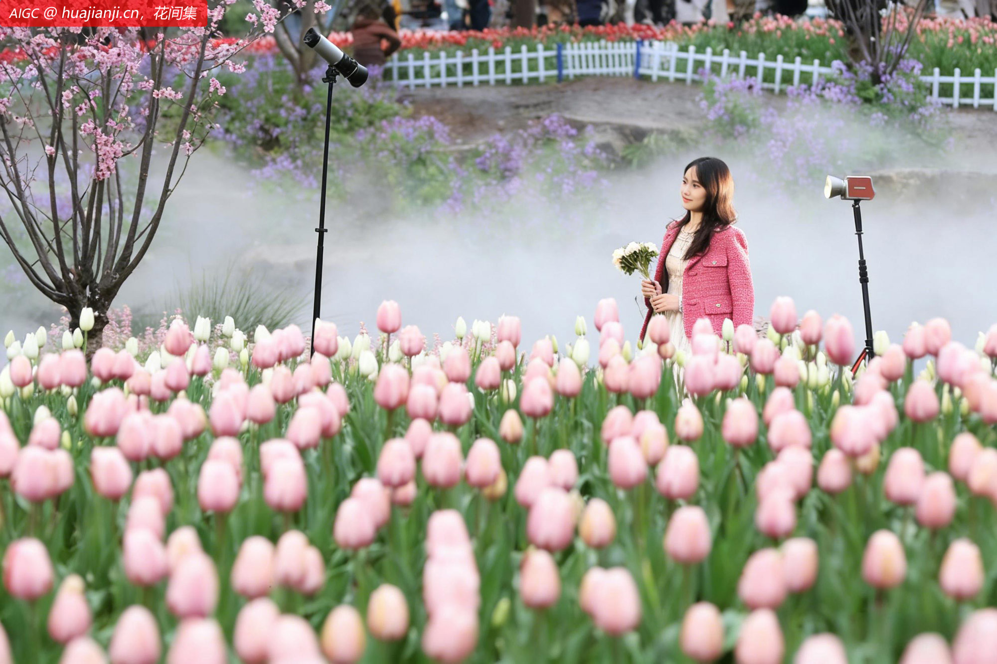 南京紫金山，一场以郁金香为主角的“春日花事”