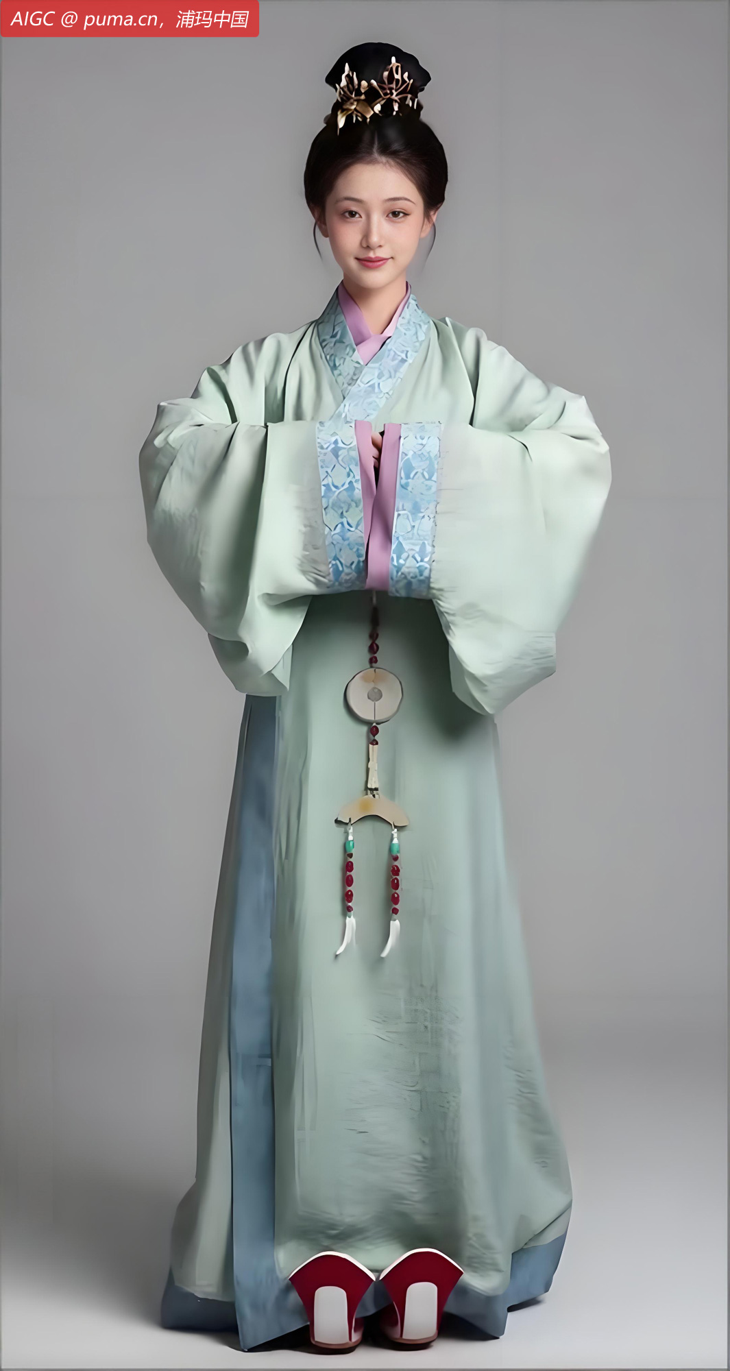 汉服小姐姐：东汉时期，直裾成为最普遍的服饰样式